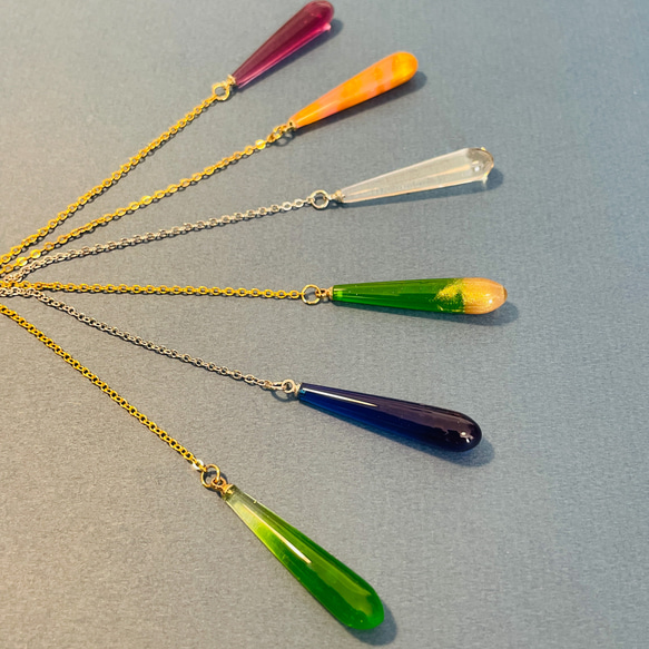 No.564 ティアドロップB　レジン　雫　シリコンモールド　型　涙 3枚目の画像