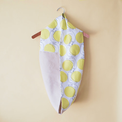 のび猫スヌード・猫×ドット・リネンスヌード　リバーシブルで使えます！ 5枚目の画像