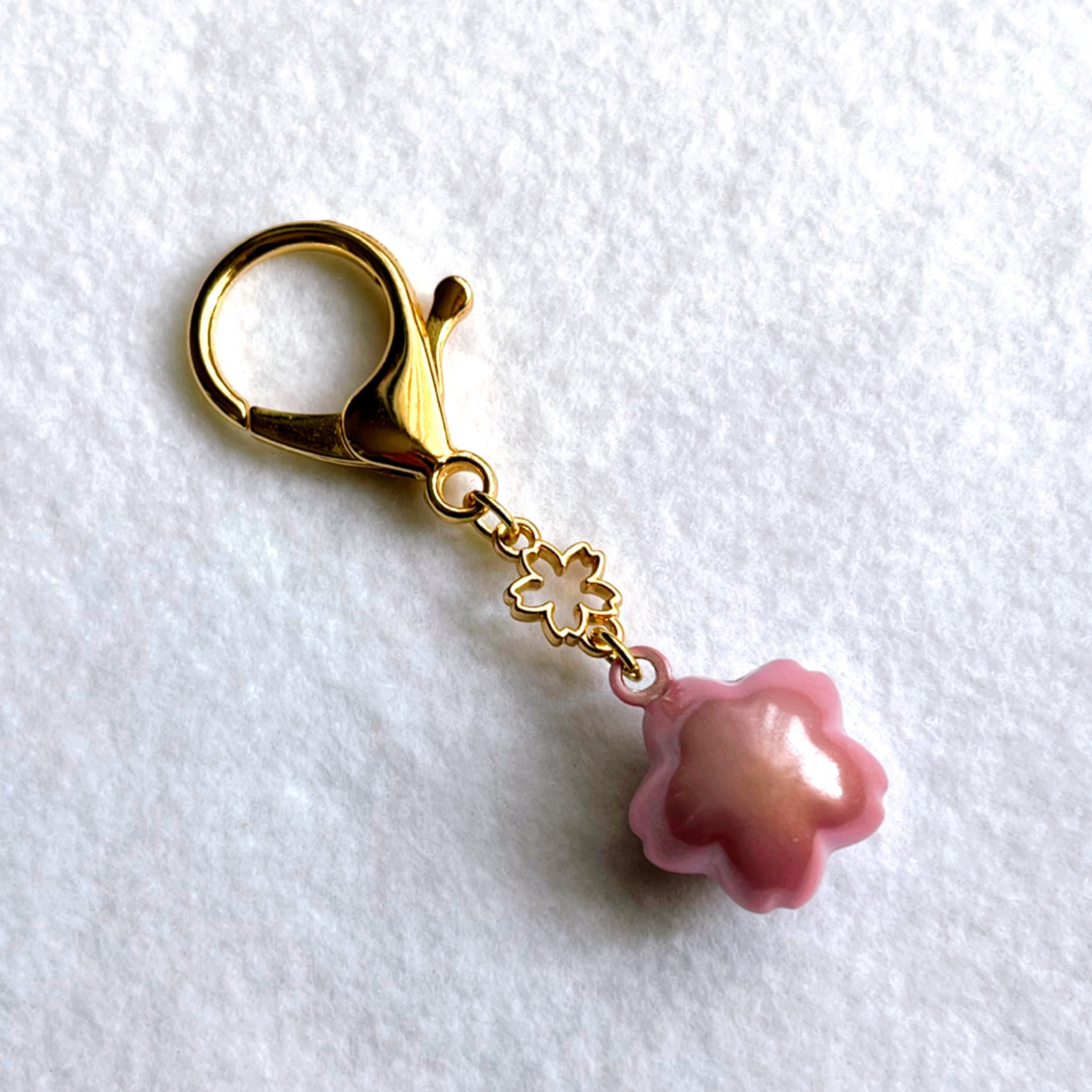 水琴鈴 キーホルダー 桜×桜 キーリング 🦮ストラップと