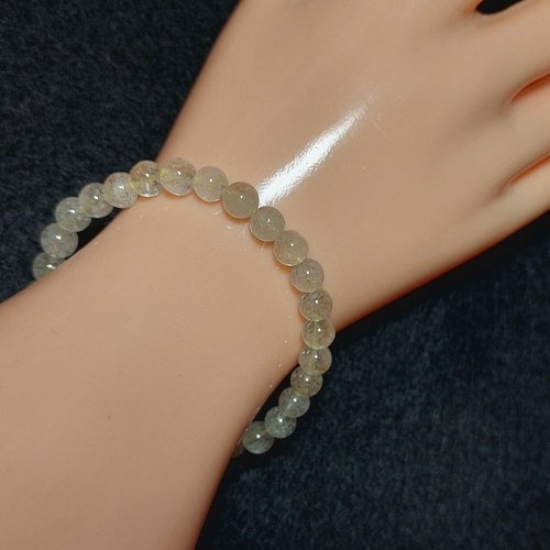 希少】お値打ち！！リビアングラス☆しゅわしゅわタイプ ブレスレット