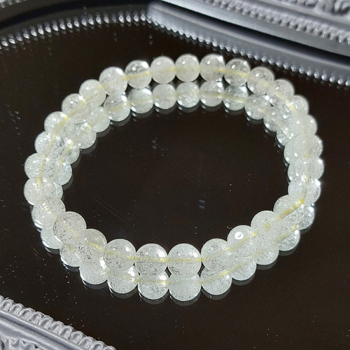 希少】お値打ち！！リビアングラス☆しゅわしゅわタイプ ブレスレット