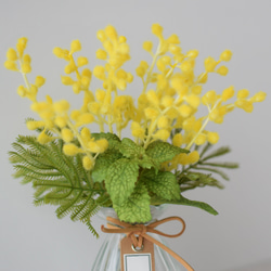 枯れない♪　春の花＊ミモザとミント《アーティフィシャルフラワー》Creema限定 9枚目の画像