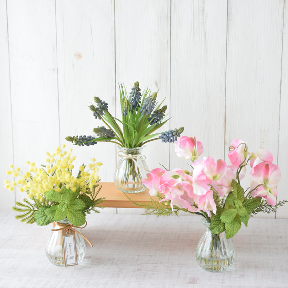 枯れない♪　春の花＊ミモザとミント《アーティフィシャルフラワー》Creema限定 11枚目の画像