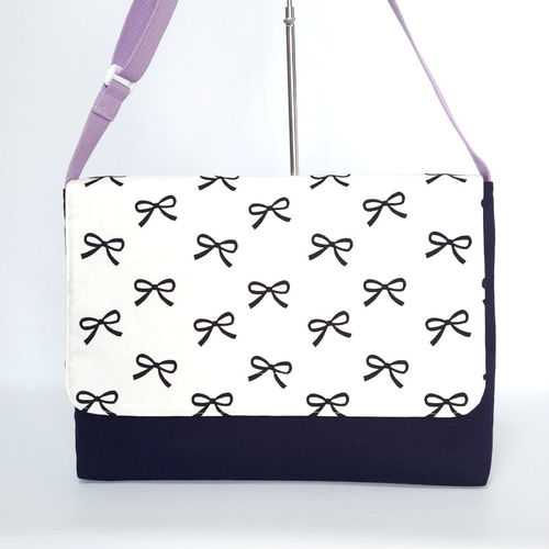 ハンドメイド　オーダー　絵本バッグ　図書バッグ　ショルダー ハンドメイド オーダー 絵本バッグ 図書バッグ ショルダー セミ