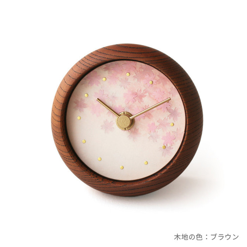 はなもっこ 置時計 桜 掛け時計・置き時計 シーブレーン 通販 18887200