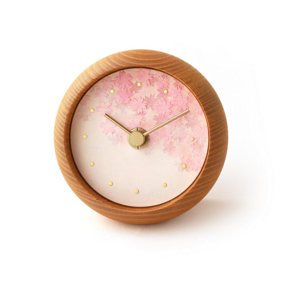 はなもっこ 置時計 桜 掛け時計・置き時計 シーブレーン 通販 18887200