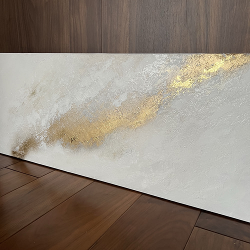 琥珀 -Kohaku- 】 大きめ/和風/禅/絵画/アート/抽象画