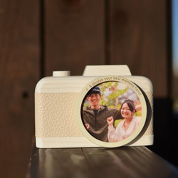 冬限定2025 卒業祝いにぴったりのカメラ型フォトフレーム 2枚目の画像