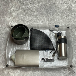 登山・キャンプに最適。ウルトラライトで防水UL-DCF-SEAT(ウルトラライトDCFシート)でテーブルのように使えます 6枚目の画像