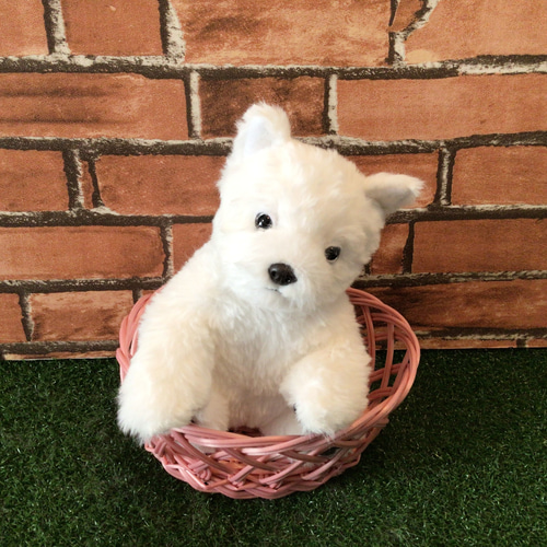 受注製作〉リアル愛犬ちゃん縫いぐるみオーダーメイド(サモエド)子犬