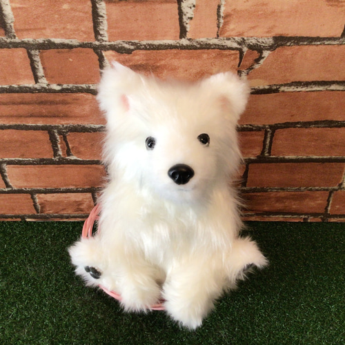 受注製作〉リアル愛犬ちゃん縫いぐるみオーダーメイド(サモエド)子犬