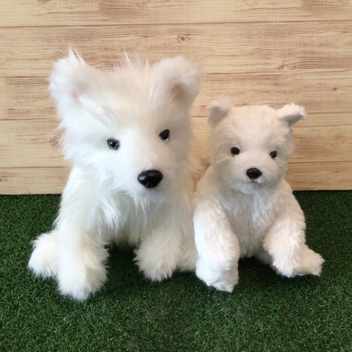 受注製作〉リアル愛犬ちゃん縫いぐるみオーダーメイド(サモエド)子犬