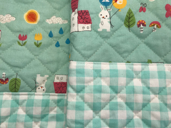 送料無料！感謝価格！レッスンバック&上履き入れセット　ネームタグ付き 4枚目の画像