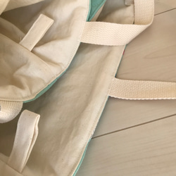 送料無料！感謝価格！レッスンバック&上履き入れセット　ネームタグ付き 5枚目の画像