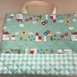 送料無料！感謝価格！レッスンバック&上履き入れセット　ネームタグ付き 2枚目の画像