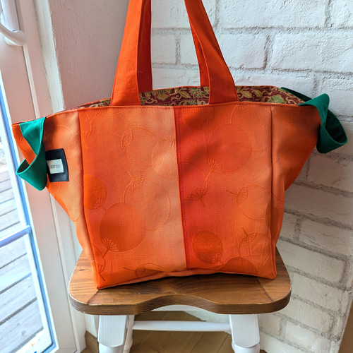 ❤ゆめ❤ハンドメイド 帯 リメイク Creema限定♡母の日】和風アンティーク模様着物帯リメイク2ways