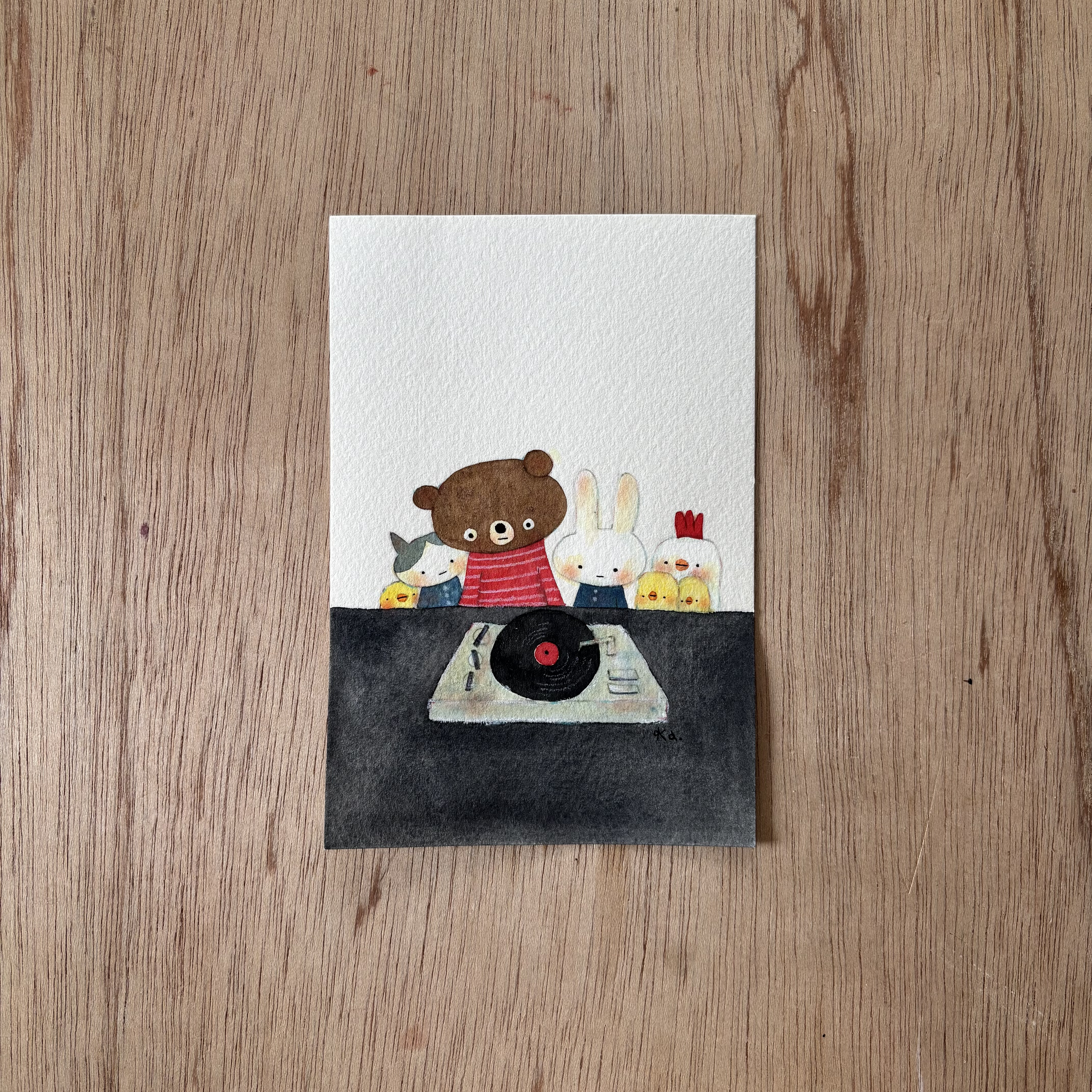 「音を楽しむ」原画　送料無料