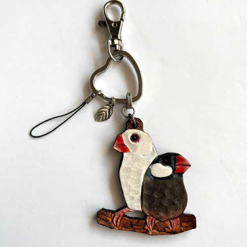 希少＊新品】コーチ☆coach☆キーホルダー☆鳥☆小鳥☆bird