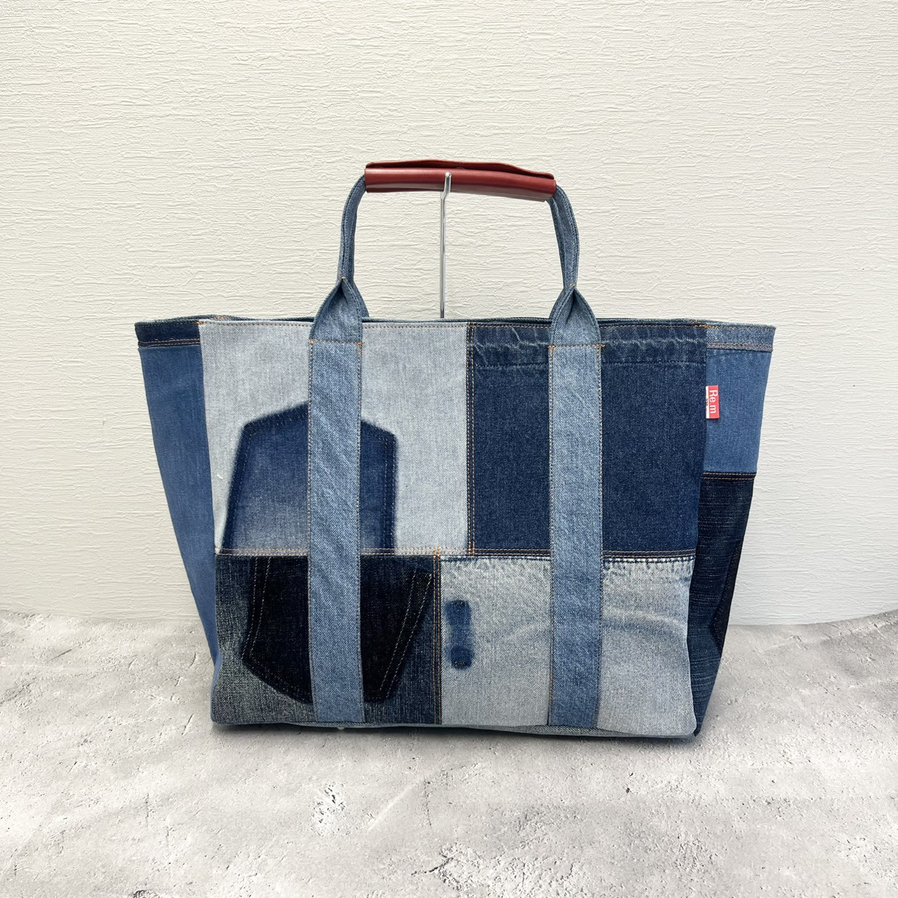 デニムパッチトート   ユニセックス