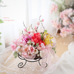 プリザーブドフラワー 薔薇の木箱アレンジ 30cm ❁ お正月 クリスマス