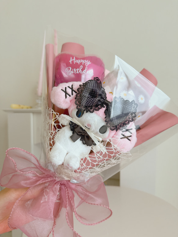 バルーンブーケ キティ ぬいぐるみ 卒園 卒業 誕生日 バルーンブーケ キティちゃん 卒業式 - メルカリ