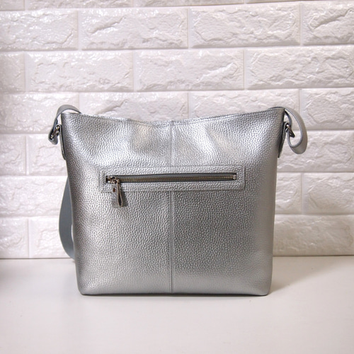 ☆ハンドメイド☆日本製☆ソフト・本革☆斜め掛けショルダーバッグ