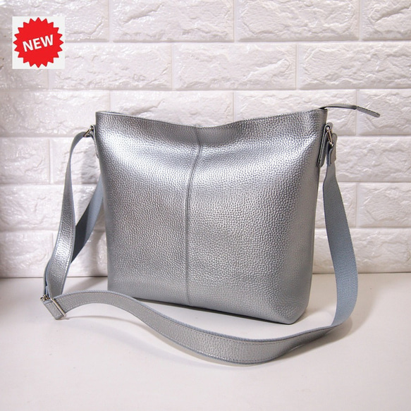 ☆ハンドメイド☆日本製☆ソフト・本革☆斜め掛けショルダーバッグ