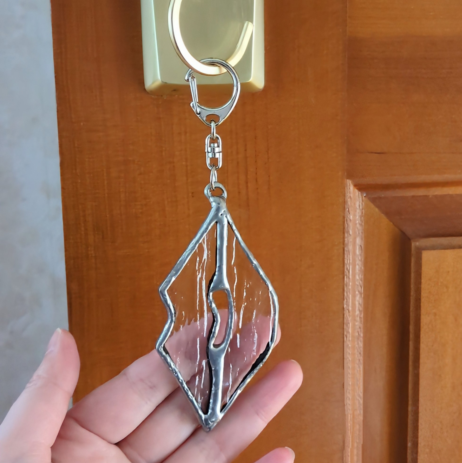 クリア　大きな唇！ステンドグラス　キーホルダー・雑貨【番外編】 4,455円