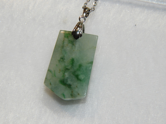 18K ファッション 天然ミャンマー産本翡翠 シルバー925