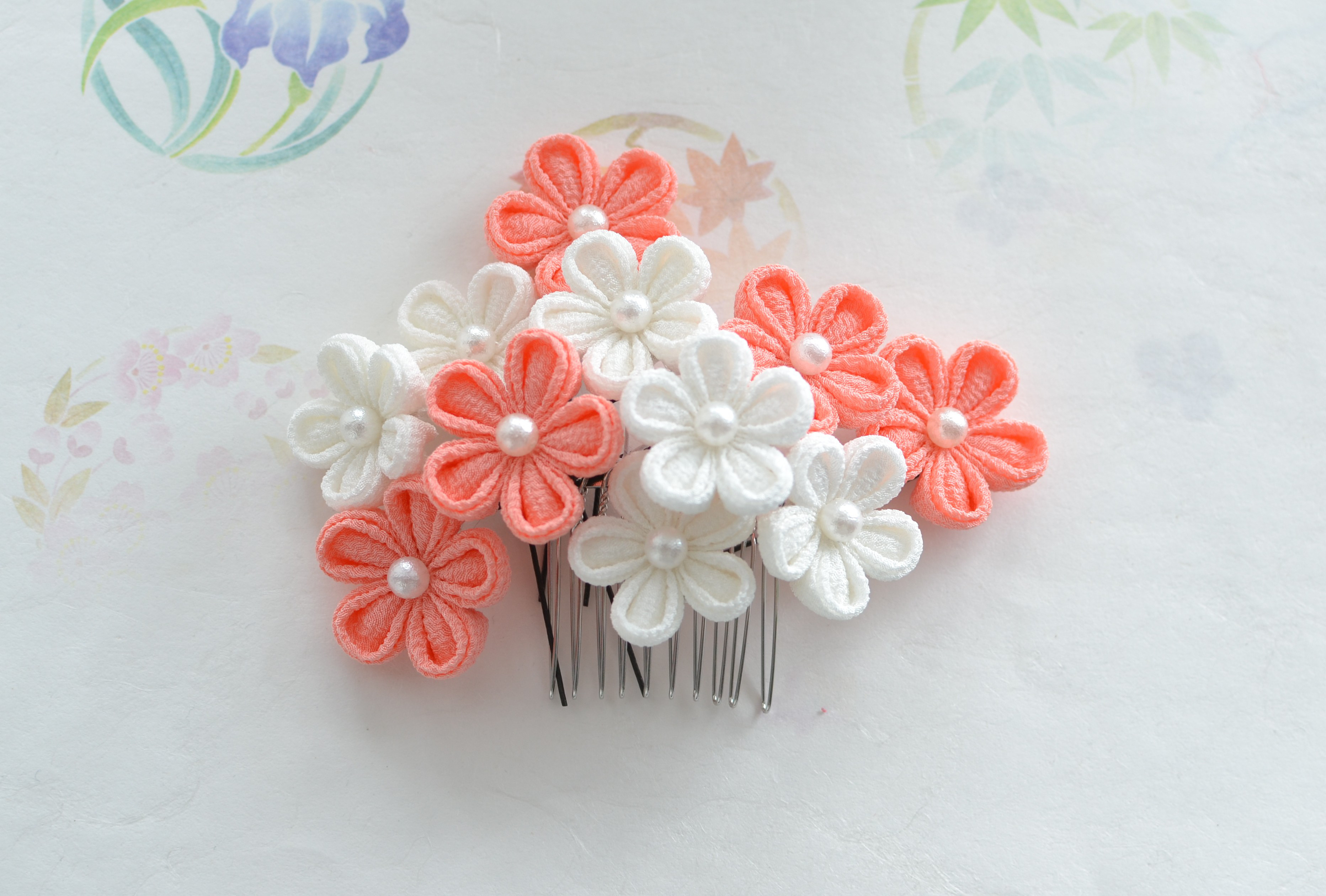 tumami＊七五三ܤ成人式ܤ卒業式ܤ結婚式　コーム&Uピン