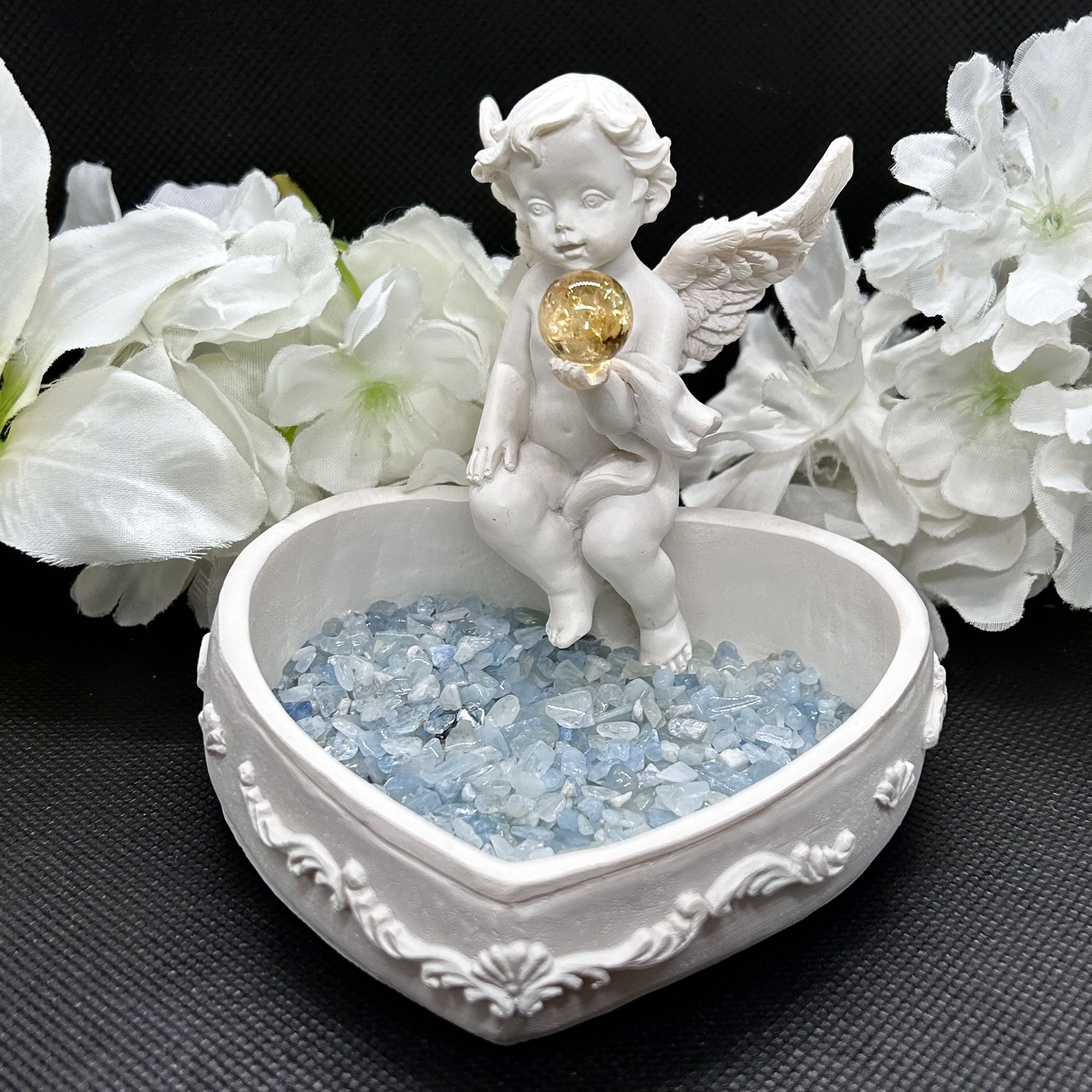 天使の置物☆陶器 Amazon.co.jp: 天使 置物 陶器 エンジェル アンティーク Fu Dong