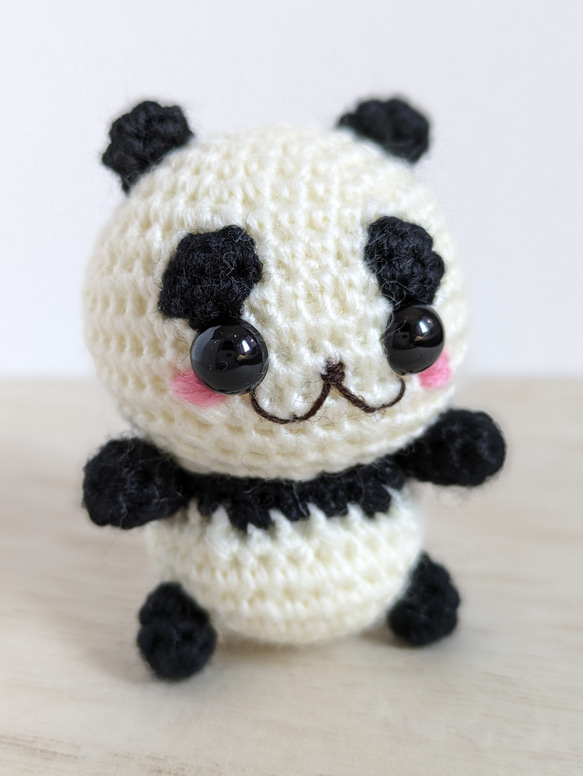 パンダと兜のあみぐるみ（ハンドメイド）②の通販 by cocoa's