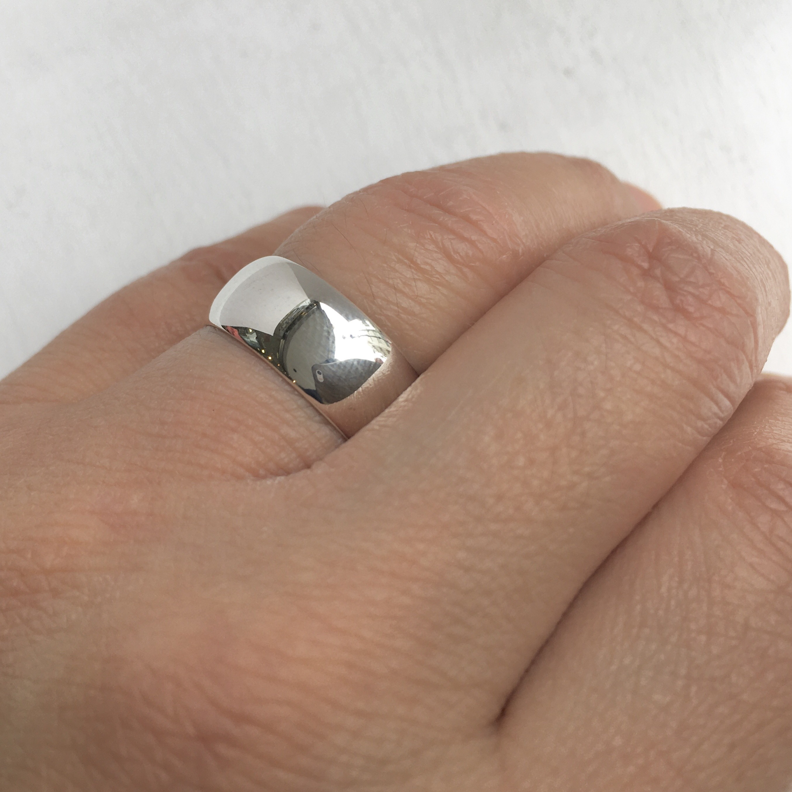 ここまで幅広⁈甲丸リング / silver925 / E135 / ケンジハウス