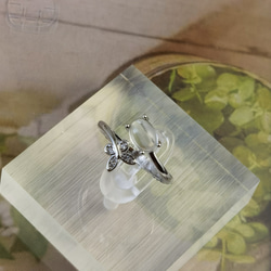 「心安らぎ」天然プレナイト♪リング*つけっぱなし 6枚目の画像