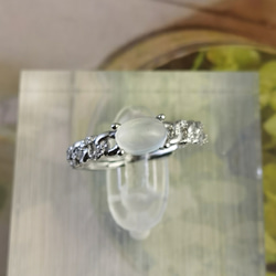 「心安らぎ」天然プレナイト♪リング*つけっぱなし 3枚目の画像