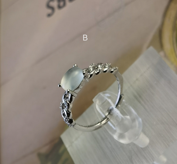 「心安らぎ」天然プレナイト♪リング*つけっぱなし 1枚目の画像