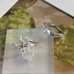 「心安らぎ」天然プレナイト♪リング*つけっぱなし 5枚目の画像