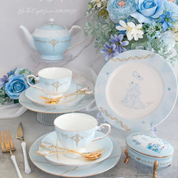 ベビーブルーのティーセット(11点) ティーカップ Atelier Lucent 通販