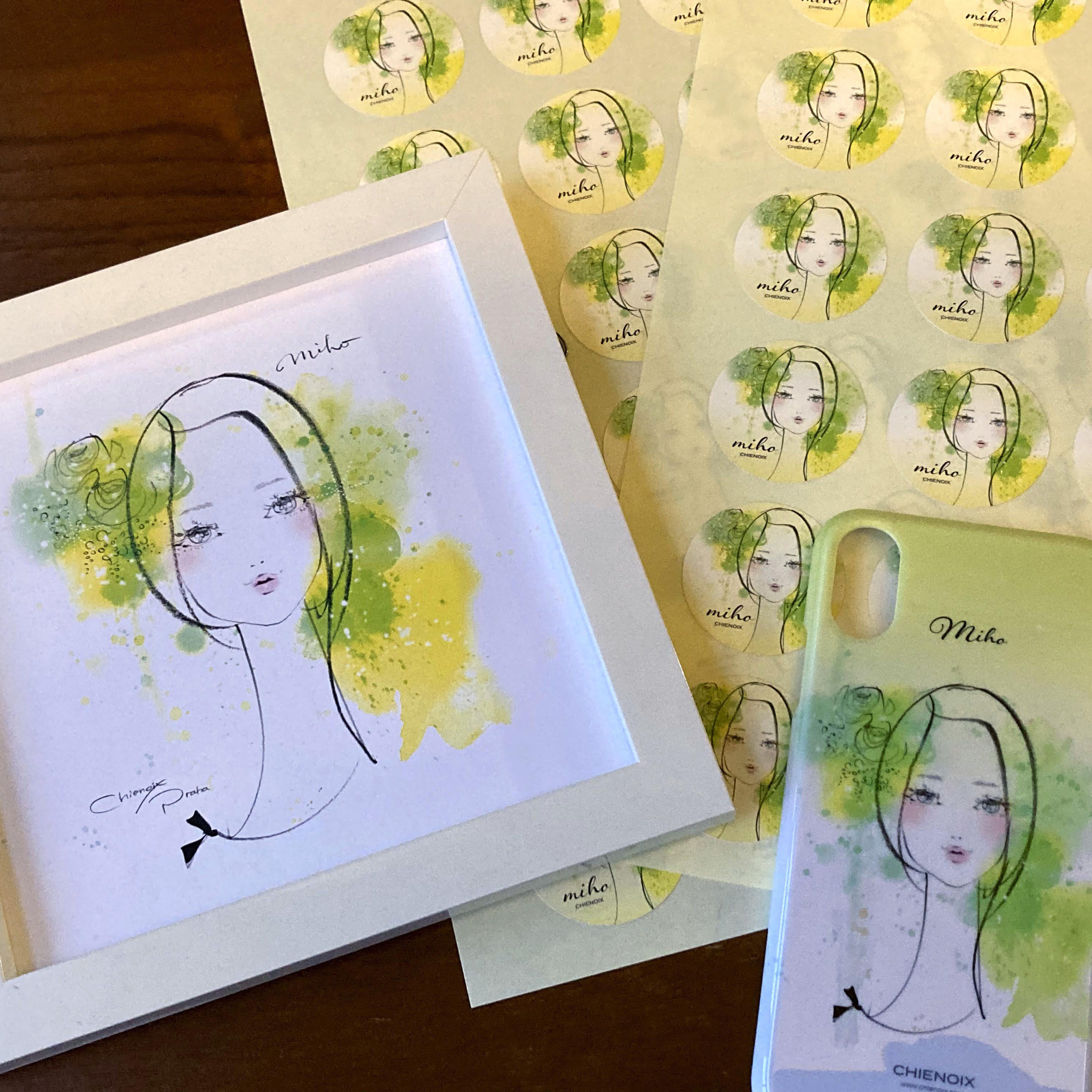 オンラインポートレート グッズオーダー（オプション）3点セット