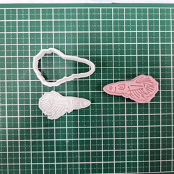 クッキー型　実物大　メダカ　4点セット 5枚目の画像