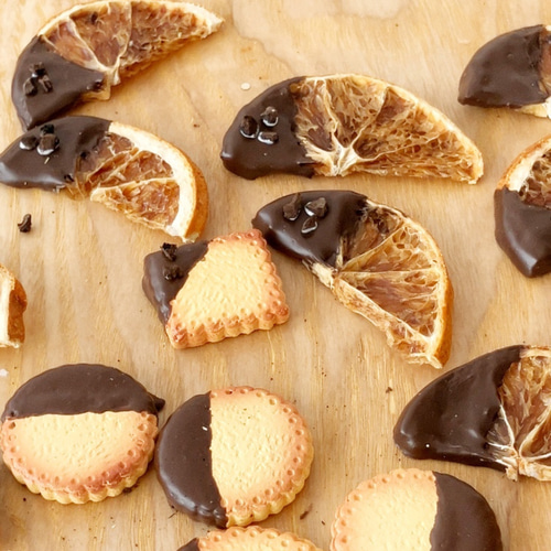 オレンジとダークチョコのタルトリース バレンタインデー チョコレート