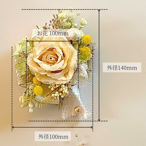 コサージュ 卒業式 卒園式 入学式 ピン 母 手作り 結婚式 位置