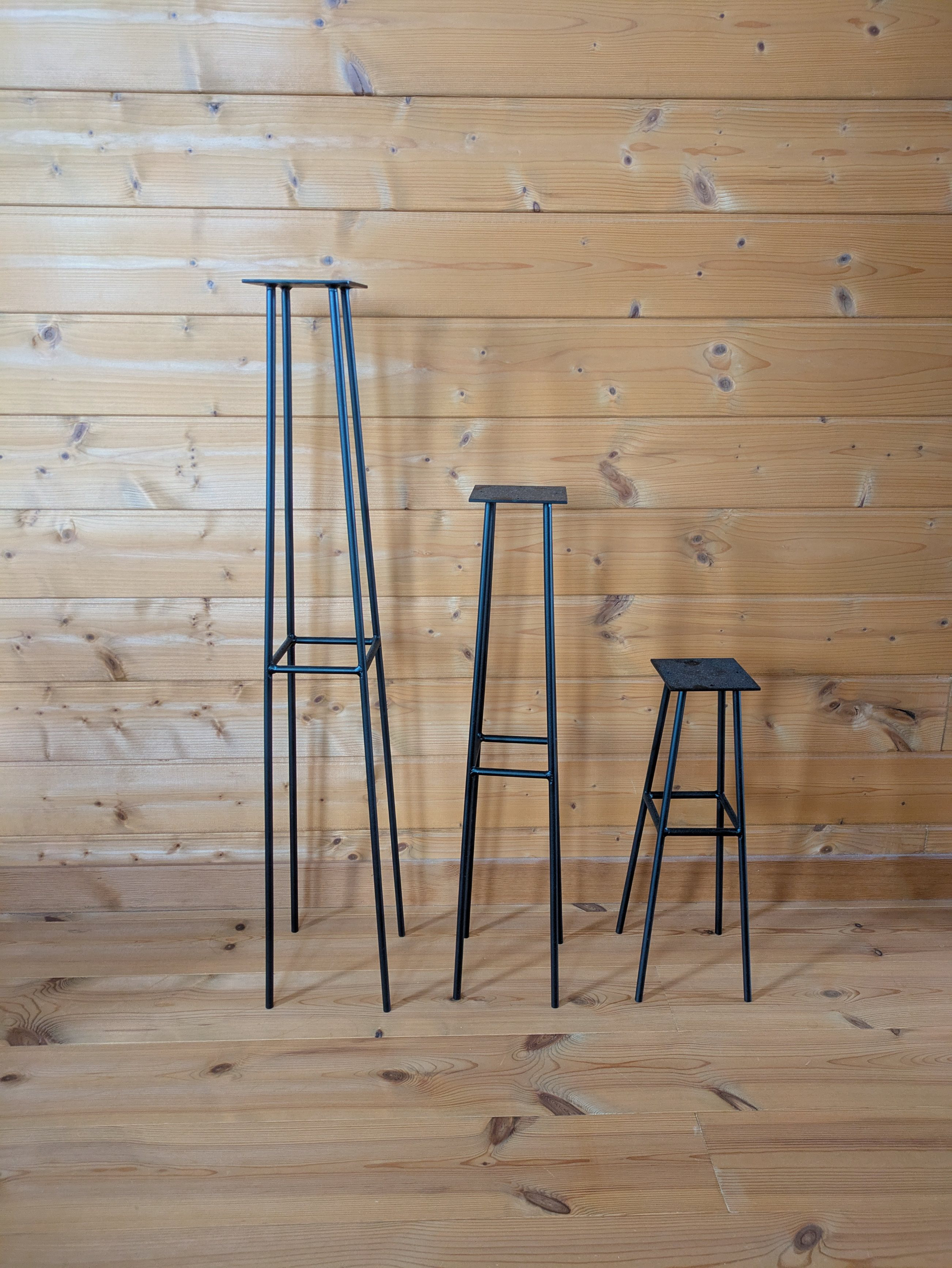 スツール ジャグ置き　アイアンテーブル ゴールゼロ 脚立 ソロ ラック