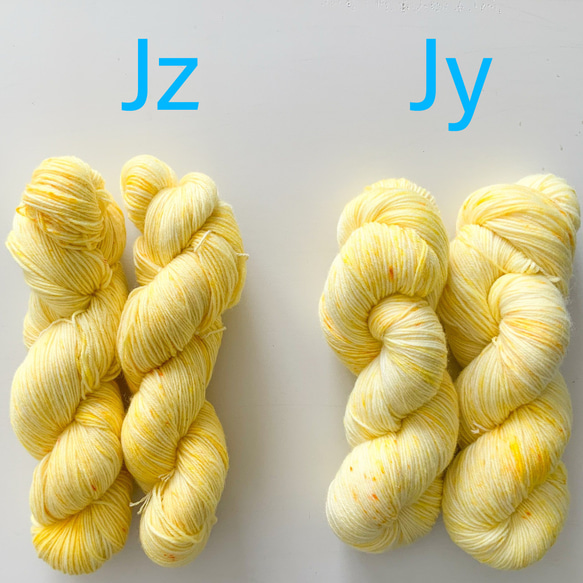 手染め毛糸　ソックヤーン　Jz(2)100g 5枚目の画像