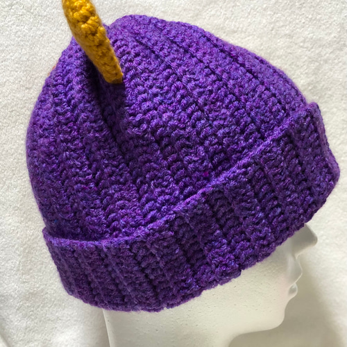 ラインヴァント　かぎ針編みニット帽　薄紫色 未使用 ラインヴァント かぎ針編みニット帽 薄紫色 未使用 Amazon