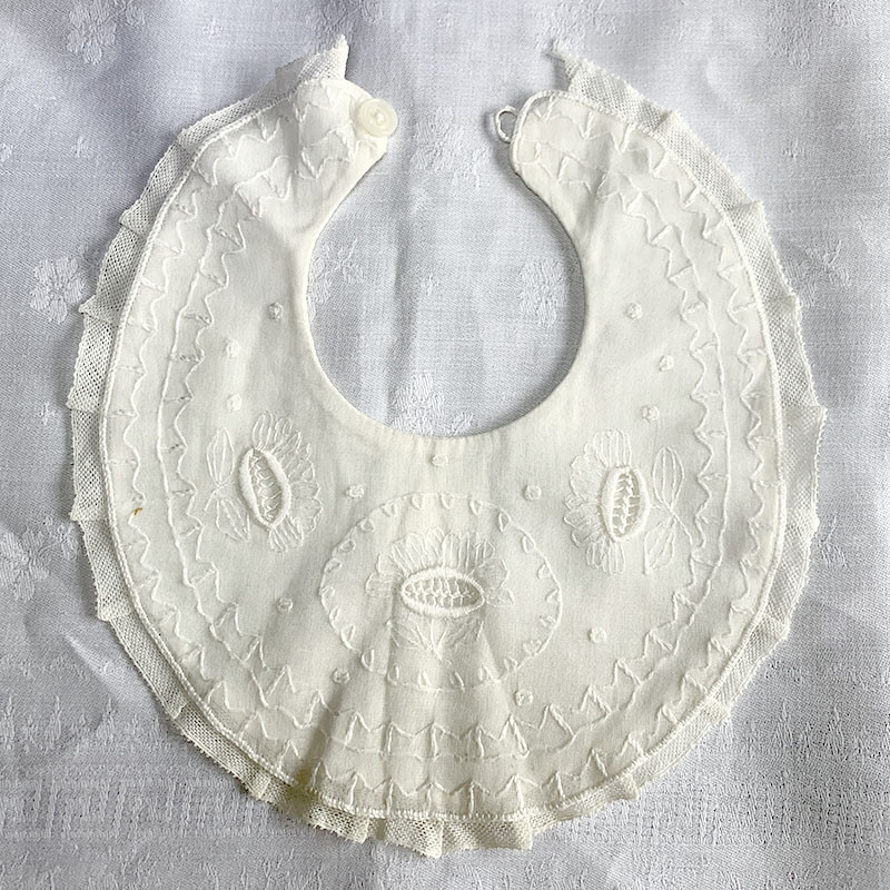 ベビースタイ　べべスタイ　前掛けベビー用　レース上掛け　 12clch32-1