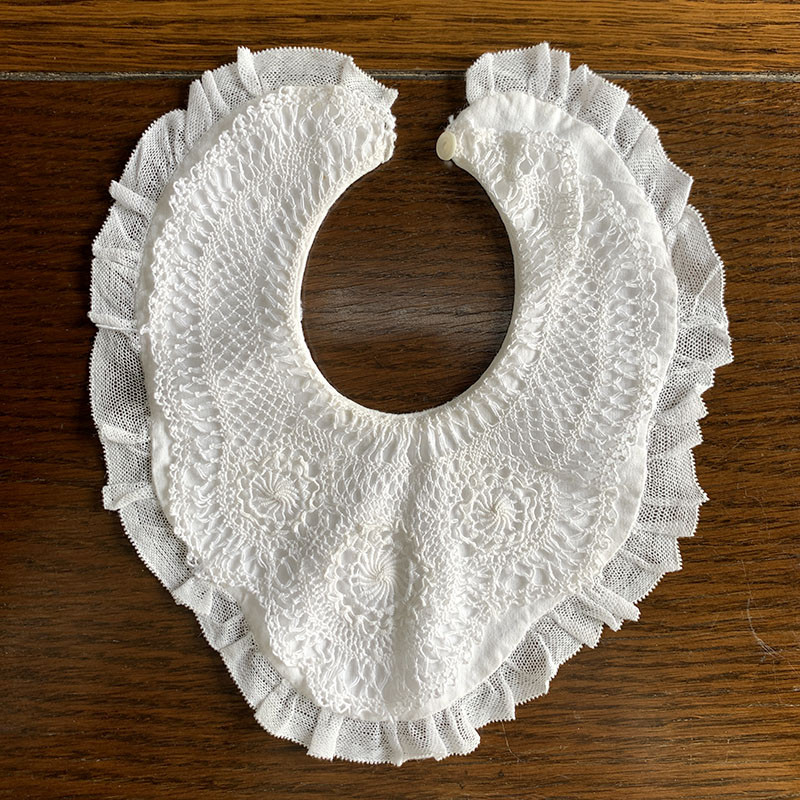 ベビースタイ　べべスタイ　前掛けベビー用　レース上掛け　 12clch32-2