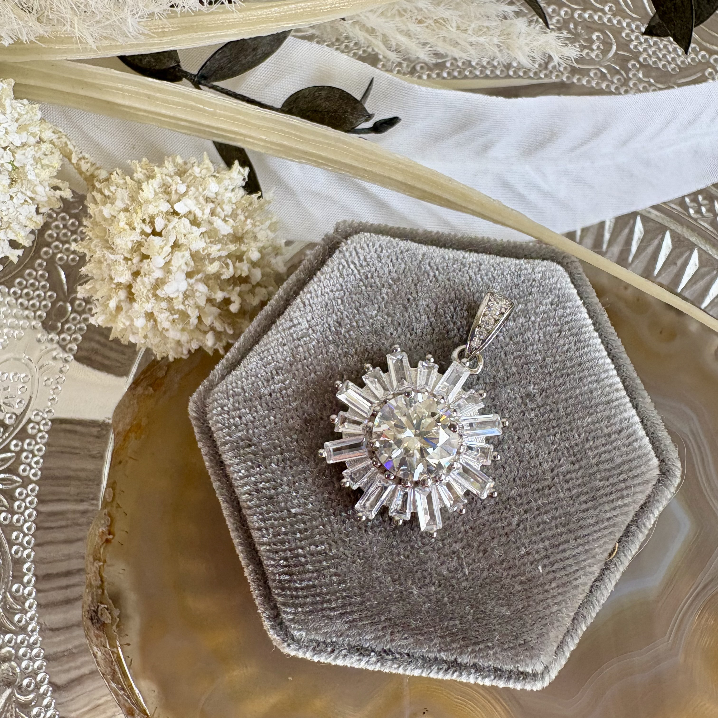 *s925モアサナイトサンペンダントトップ148 5,517円