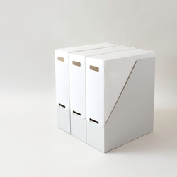 ファイルボックスにフタできるキット(3枚セット)　ホコリ避けや見た目の統一に　市販のファイルボックスをカバーできます 12枚目の画像