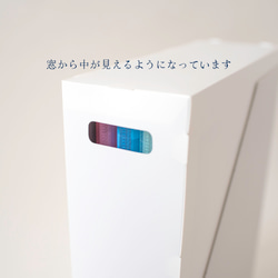 ファイルボックスにフタできるキット(3枚セット)　ホコリ避けや見た目の統一に　市販のファイルボックスをカバーできます 6枚目の画像